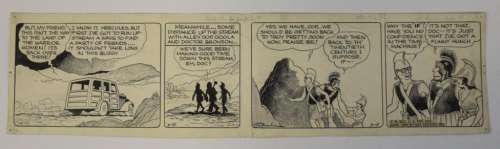 Original Pen & Ink "Alley Oop" Comic, V.T. Hamlin | misc / divers