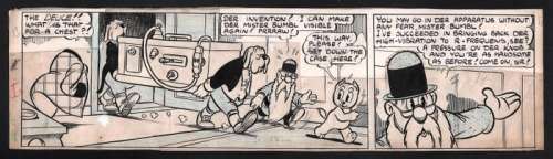 Toonder, Marteen / Studio - Originele strook - Bommel en Tom Poes - De Atoomtrillingen  - (1945) | Catawiki