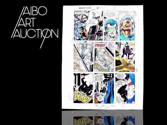 Doom 2099 Fatalis Mise... | Lot 40 - Doom 2099 Fatalis Mise en couleur originale de la page... | Aibo Art Auction