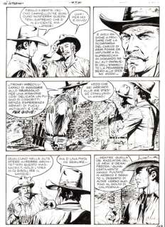 Tex n. 640 - Tavola Originale "L’Isola della nebbia" - Dotti - Page volante - (2014) | Catawiki