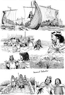 Viking - tavola originale cm 33x48 - Loose page | Catawiki