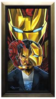 Iron Man Transformation Original Painting by Tim Rogerson | Diamond Galleries