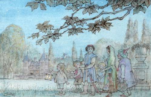 Laudy | Hassan et Kaddour, illustration Ã  l’aquarelle rep… | Banque Dessinée