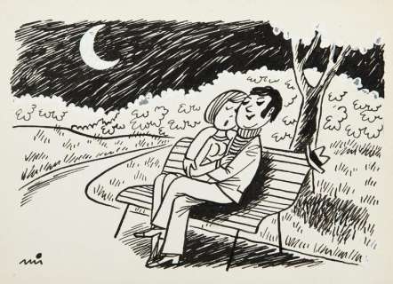 Gwidon Miklaszewski (1912 - 1999) | Gwidon Miklaszewski | "Muszę już iść,kochany, mama czeka na mnie z obiadem...!", lata 80. XX w. | Desa Unicum