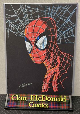 Spider-Man Commission by Scott Hanna Pencil & Color on 9 x 12 Art Board | eBay US (Buy It Now)