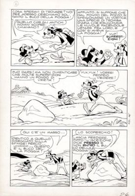 ROMANO SCARPA - Tavola Disney Topolino e l’enigma della Sfinge verde p. 24 | eBay Europe (Buy It Now)