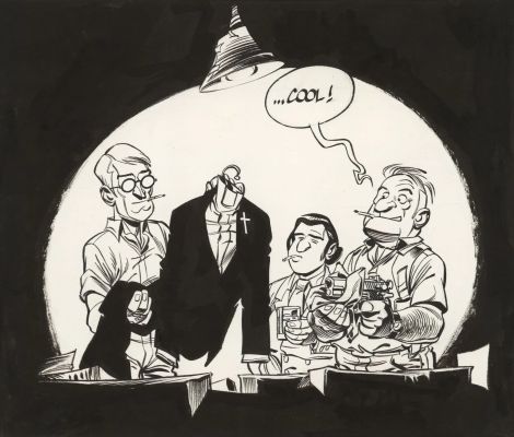Bruno Gazzotti (Né... | Bruno GAZZOTTI (né en 1970) Soda - Prières et balistique Encre... | Tessier Sarrou