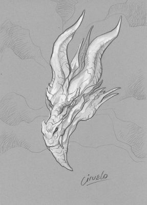 Dragon Head L-25-6 | Corner4art