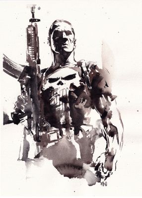 Ito | Punisher Illustration | Kirby’s Comic Art