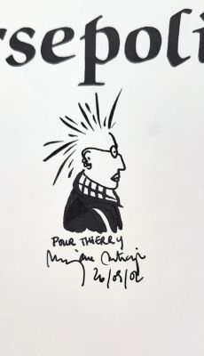 Satrapi Marjane Persépolis Rare... | SATRAPI Marjane Persépolis Rare dédicace sur le tome... | Vermot et Associés