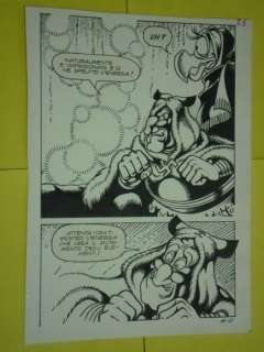 Magnus, Compagnia della Forca n° 18 - tavola originale con lettering - Loose page - (1977) | Catawiki