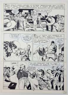 Tex n. 216 - Giovanni Ticci - Tavola Originale "I Tre Killers" - Loose page - (1978) | Catawiki