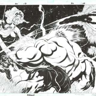 Ed McGuinness & Mark Farmer | Hulk #20 P13 & 14 | Panel Gallery