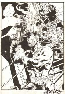 John Lucas - nick fury vs. Hydra marvel merchandise art - signed