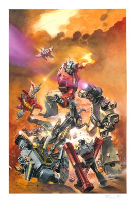 Pasquale Ferrara | Transformers #31 Cover | Kirby’s Comic Art