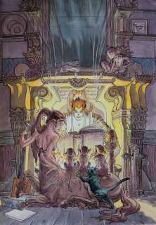 Michael Kaluta original cover artwork for Lucifer #70.