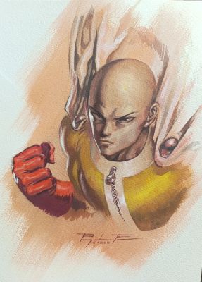 Pasquale Ferrara | One Punch Man Illustration | Kirby’s Comic Art