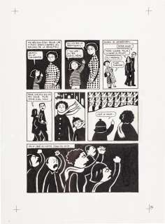 Marjane Satrapi | Persepolis (Original Book Art, page 36) | Sotheby’s