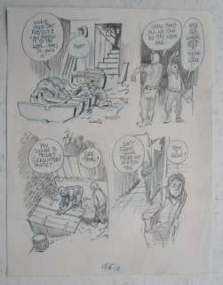 Will Eisner - - Originele schets voor pagina 155 - To the heart of the storm - Loose page - First edition - (1991) | Catawiki
