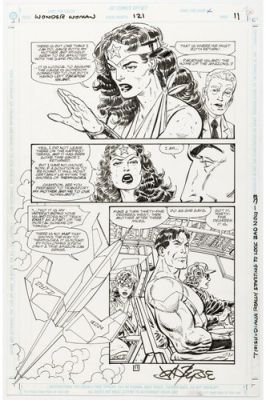 Original art Wonder Woman #121, page 11, by John Byrne, 1997 | eBay Europe