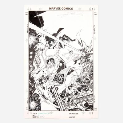 Lot 161 - George Perez, Showcase ’93 #11 Cover Original Art (DC Comics, 1993) | Landry Pop Auctions