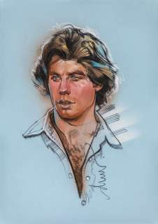 Drew Struzan | John Travolta Portrait | Galactic Gallery