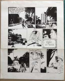 Delitte, Jean-Yves - Planche originale - Donnington T1 - La Nuit du léopard - (1987) | Catawiki