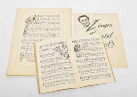 [Original comic art] Georges van Raemdonck (1888-1966) - Zingen met Nonkel Bob | Zwiggelaar Auctions