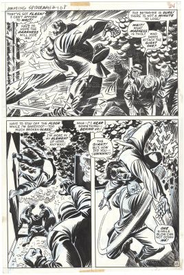 John Romita Sr. | Amazing Spider-Man #108 p18 (½ Splash) | Nostalgic Investments