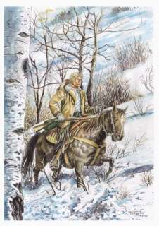 Ken Parker - illustrazione originale cm 33x45 - Loose page | Catawiki