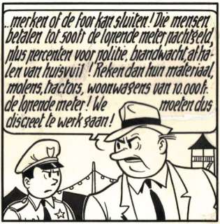 Suske en Wiske - De zingende zwammen / Les Champignons chanteurs - Originele pagina - (p.33) - met luxe groot formaat hc - (1960/2020) | Catawiki