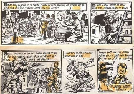 Karl May 2 - Originele pagina (p.21) - Winnetou - (1962) | Catawiki