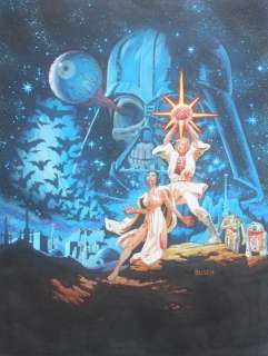 Matt Busch - Star Wars Episode Iv: a New Hope Zombie Parody - Zombie Wars Painted Art - Signed