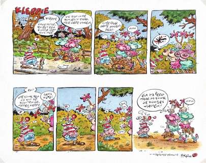 Eric Schreurs, original page Kleppie “greatly grown” 2001 | Comic Art Masters
