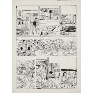 Gilles CHAILLET (1946-2011) "Lefranc" - "L’arme absolue" Planche originale de "Lefranc" tirée de l’album de "l’arme absolue" | Tajan