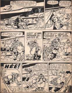 Craenhals | Primus et Musette, planche humoristique Ã  l’encre… | Banque Dessinée