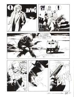 Brendon n. 9 - Tavola Originale "il carro della paura"- Roi - Loose page - First edition - (1999) | Catawiki