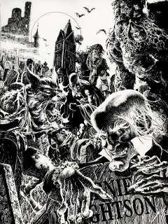 Jeff Slemons - bernie wrightson verty large homage pinup! Wow! (2017)