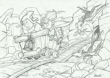 Disney - Bernat Serrat - Original drawing - The Gummi Bears - (1985/1990) - First edition | Catawiki