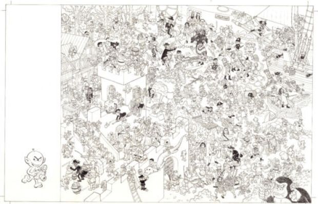 ORIGINAL PAGE - XUNGUIS / FLUNKERNE - FLUNKER - CERA - ORIGINAL DRAWING | eBay Europe