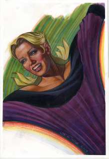 Steve Rude | Sundra Elegance Watercolor Painting | Steve Rude