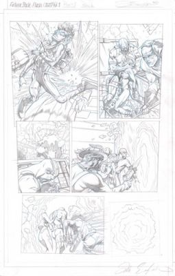 Eaglesham FUTURE STATE THE FLASH 1 pg 6 1st APP ISS FLASH FAMILY & DEATH IMPULSE | eBay US