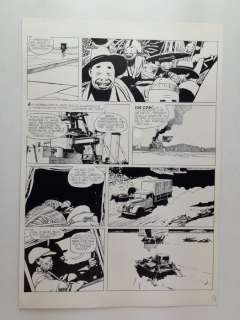 Attilio Micheluzzi - "Rosso Stenton - Shanghai" - Tavola 17 - Loose page - (1983) | Catawiki