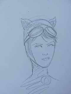 Batman - Catwoman disegno originale Mikel Janin - Loose page - Different editions