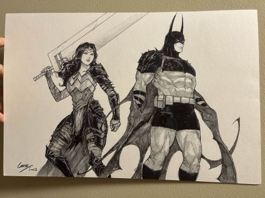 Leirix – Absolute Wonder Woman & Absolute Batman Connecting Covers