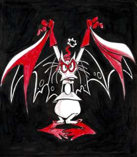 Red Bat - Original Drawing - Tony Fernandez - Original Art | Catawiki