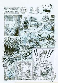 Thierry Ségur - Kroc dream, strip du bas collé - Kroc le bô