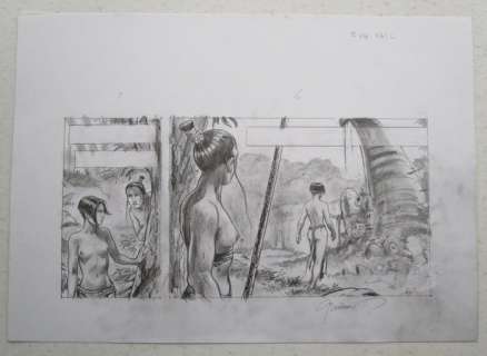 Bosschaert, Jan - Originele tekening in potlood - Jaguar | Catawiki