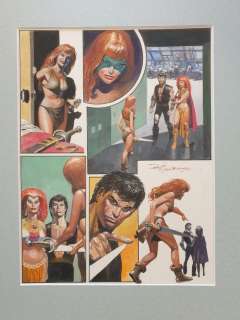 Storm - Original colored page (p.23) - Storm 8 - Stad der verdoemden / City of the damned - (1981) | Catawiki