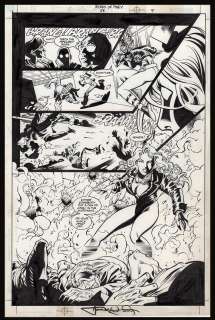 James Fry | Black Canary Birds of Prey #38 Splash Art | ArchAngels